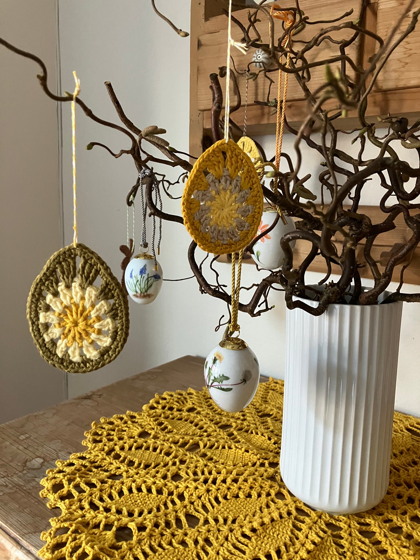 3 stk påskeæg til ophæng