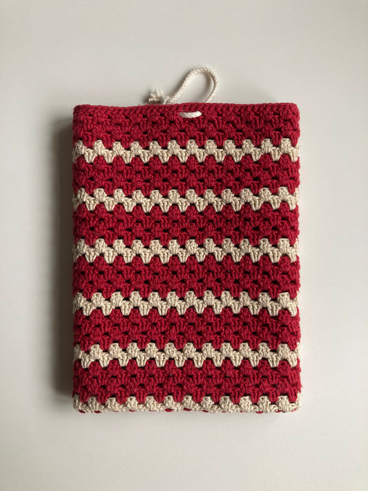 Køkkenhåndklæde Rød/natur