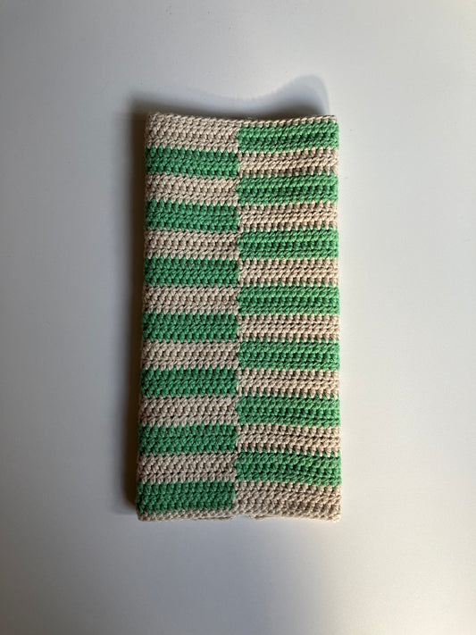 Klud. Lys grøn/beige