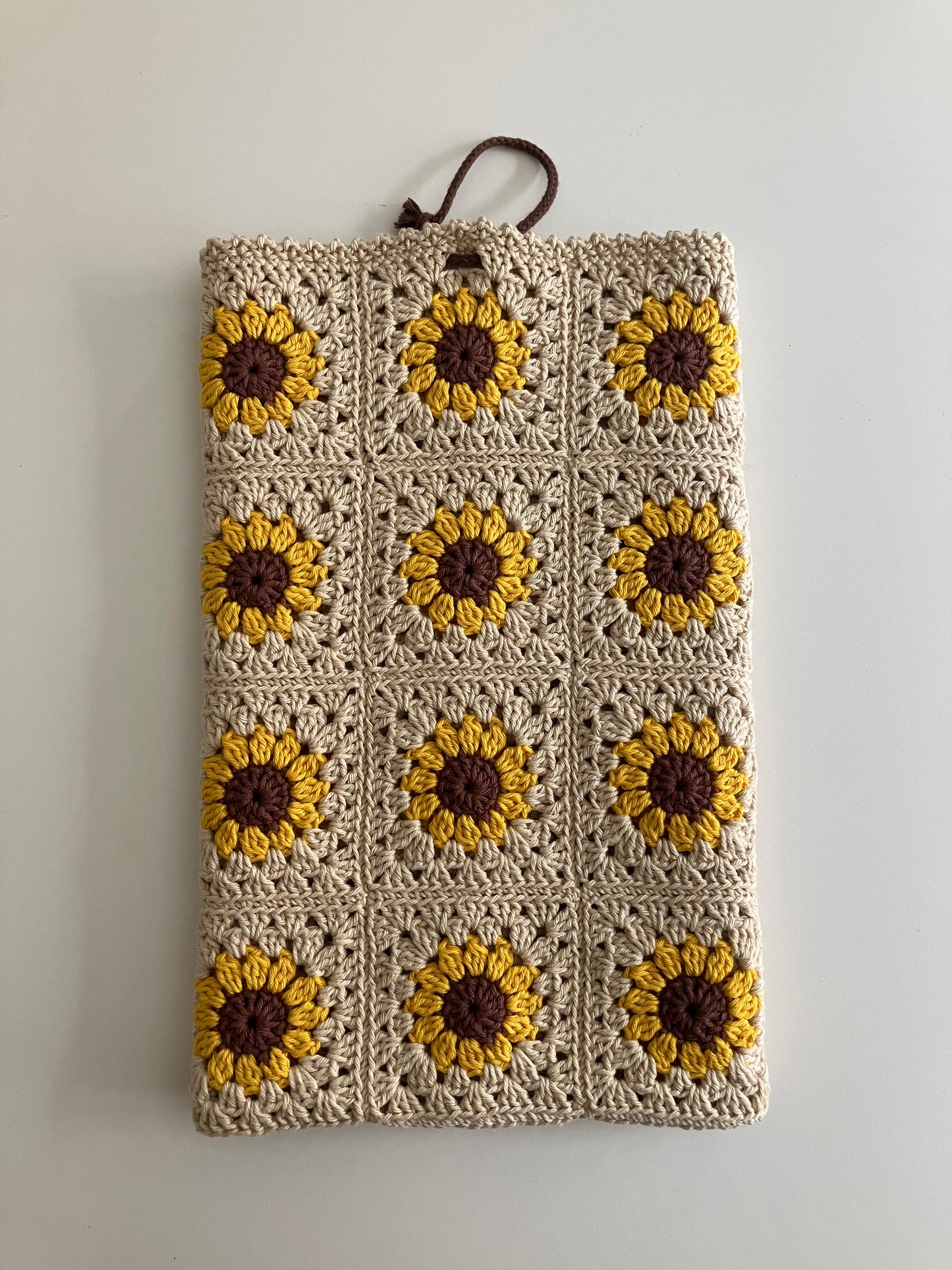 Pattern ENGLISH Sunflower Kitchen Towel