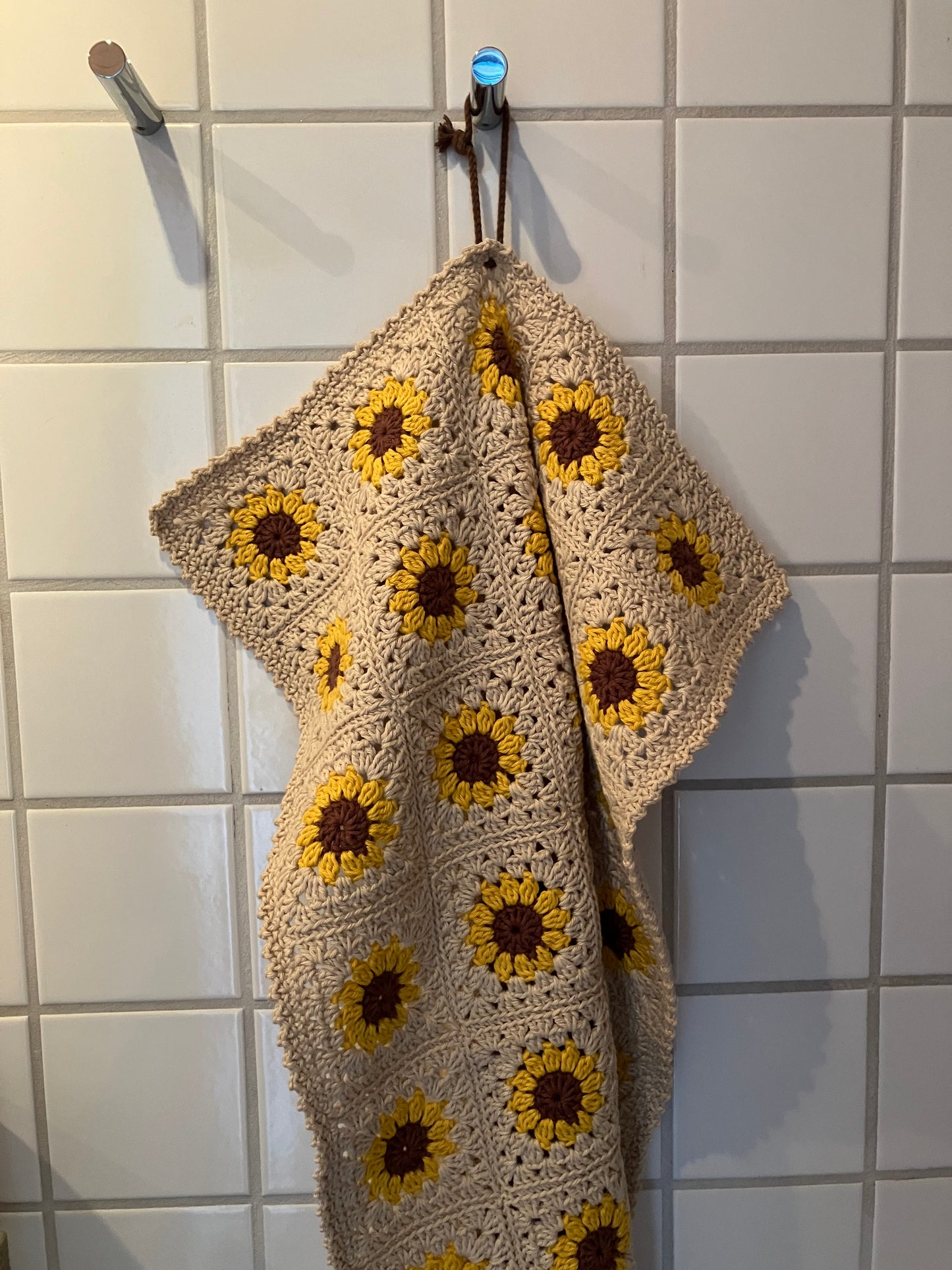 Pattern ENGLISH Sunflower Kitchen Towel